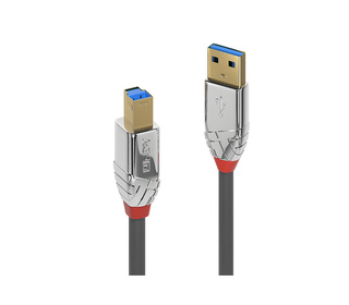 Lindy 36662 câble USB 2 m USB 3.2 Gen 1 (3.1 Gen 1) USB A USB B Gris