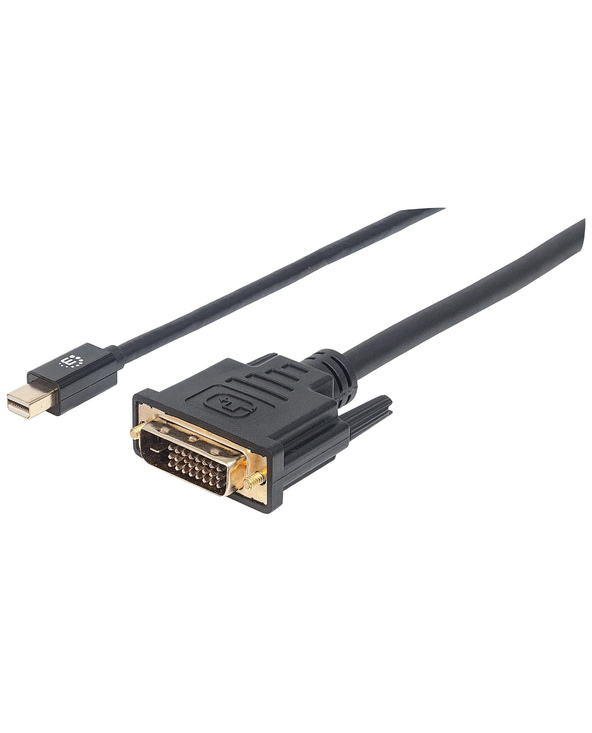 Manhattan 152150 câble vidéo et adaptateur 1,8 m Mini DisplayPort DVI-D Noir
