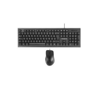 Tacens Anima ACP0FR clavier Souris incluse Universel USB Français Noir