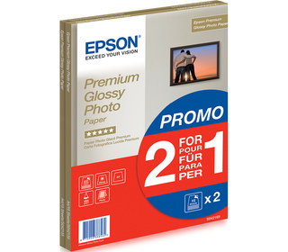 Epson Premium Glossy Photo Paper - A4 - 2x 15 Feuilles