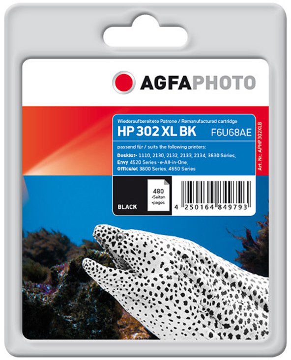 AgfaPhoto APHP302XLB cartouche d'encre Noir