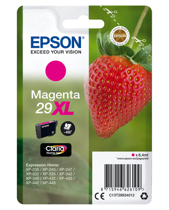 Epson Strawberry Cartouche "Fraise" 29XL - Encre Claria Home M