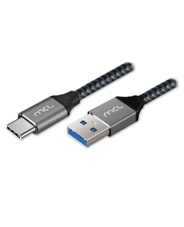 MCL MC1D99A003C0532 câble USB 2 m USB 3.2 Gen 1 (3.1 Gen 1) USB C USB A Noir, Gris