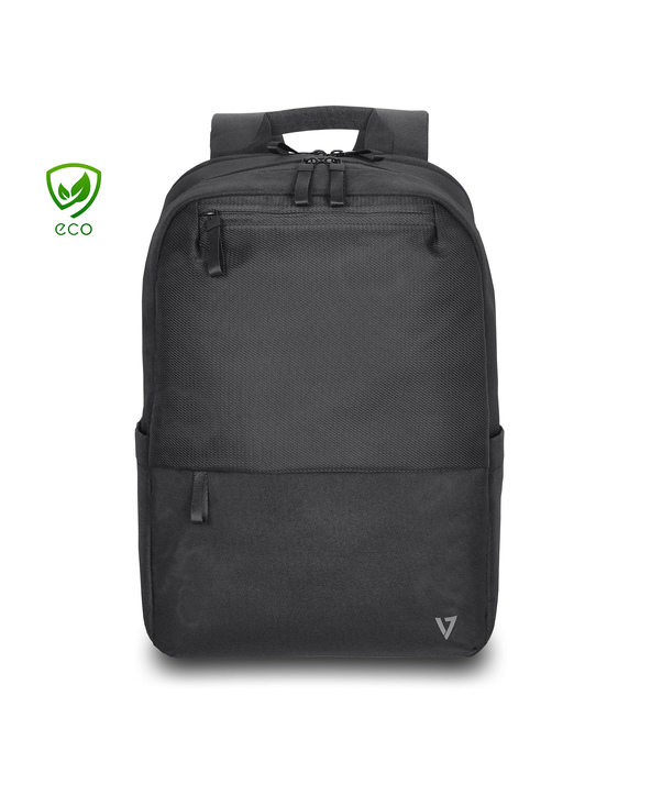 V7 CBP16-ECO2 sacoche d'ordinateurs portables 39,6 cm (15.6") Sac à dos Noir