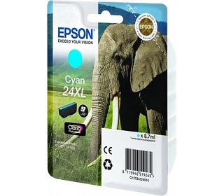 Epson Elephant Cartouche "Eléphant" - Encre Claria Photo HD C (XL)