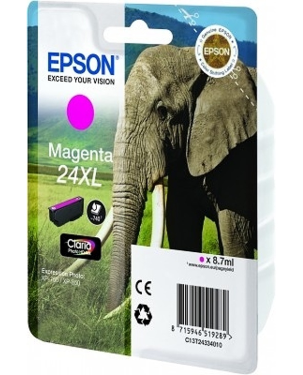 Epson Elephant Cartouche "Eléphant" - Encre Claria Photo HD M (XL)