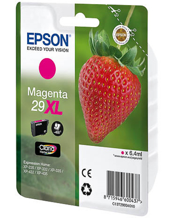 Epson Strawberry 29XL M cartouche d'encre 1 pièce(s) Original Rendement élevé (XL) Magenta