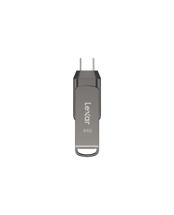 Lexar JumpDrive LJDD400064G-BNQNG lecteur USB flash 64 Go USB Type-C 3.2 Gen 1 (3.1 Gen 1) Gris