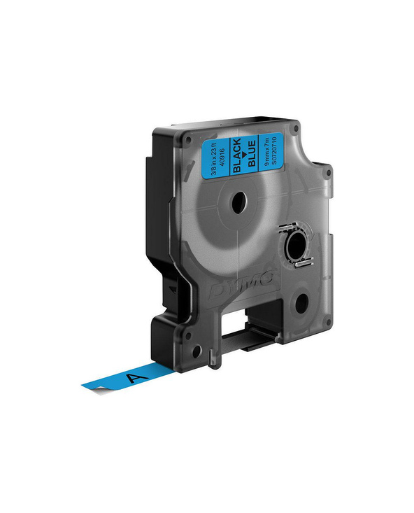 DYMO D1 - Standard Étiquettes - Noir sur bleu - 9mm x 7m