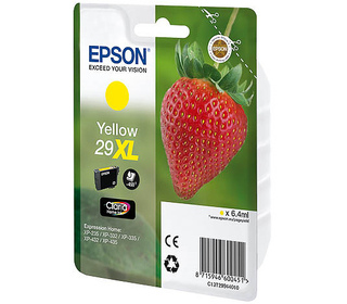 Epson Strawberry 29XL Y cartouche d'encre 1 pièce(s) Original Rendement élevé (XL) Jaune