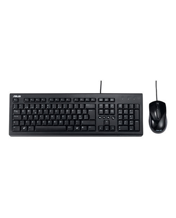 ASUS U2000 clavier Souris incluse Universel USB Français Noir