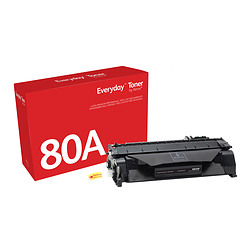 Everyday Toner Noir  de Xerox compatible avec HP 80A (CF280A), Capacité standard
