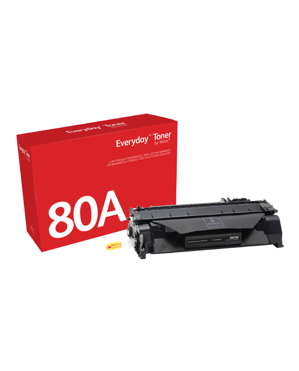 Everyday Toner Noir  de Xerox compatible avec HP 80A (CF280A), Capacité standard