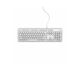 DELL KB216 clavier Universel USB AZERTY Français Blanc