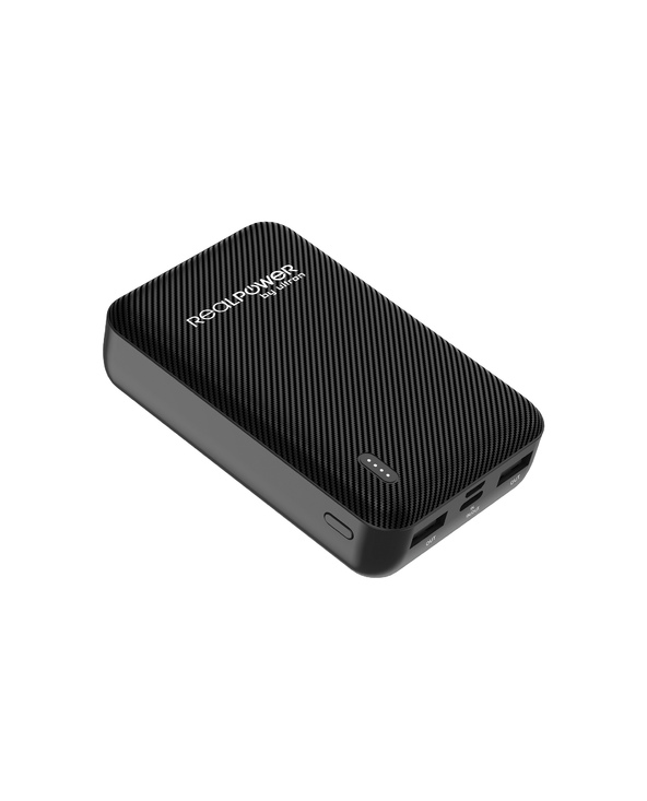 RealPower PB-10000 SE Lithium Polymère (LiPo) 10000 mAh Noir