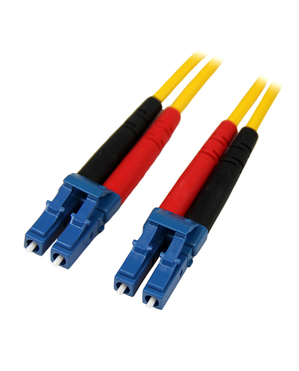 StarTech.com Câble Réseau Fibre Optique LC vers LC Mâle / Mâle - Duplex Monomode 9/125 LSZH - Jaune 10 m