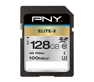 PNY Elite-X 128 Go SDXC UHS-I Classe 10