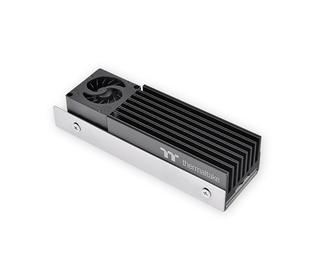 Thermaltake MS-1 M.2 NVMe SSD Dissipateur thermique/Radiateur 2 cm Noir 1 pièce(s)