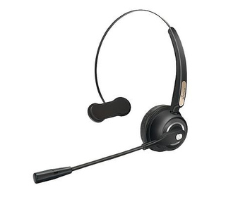 MediaRange MROS305 écouteur/casque Sans fil Arceau Bureau/Centre d'appels Bluetooth Noir