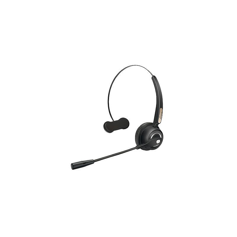 MediaRange MROS305 écouteur/casque Sans fil Arceau Bureau/Centre d'appels Bluetooth Noir
