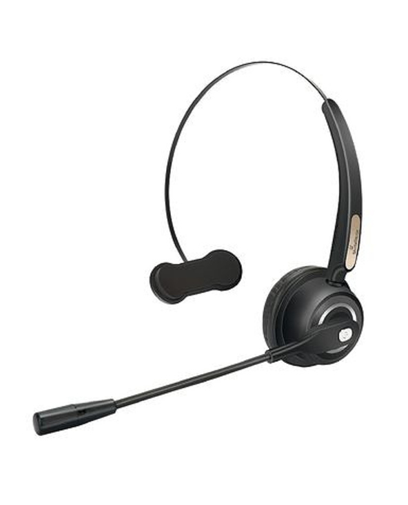 MediaRange MROS305 écouteur/casque Sans fil Arceau Bureau/Centre d'appels Bluetooth Noir