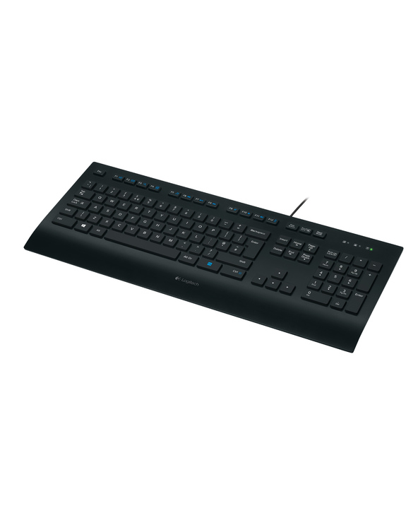Logitech K280E Pro f/ Business clavier Bureau USB QWERTZ Allemand Noir