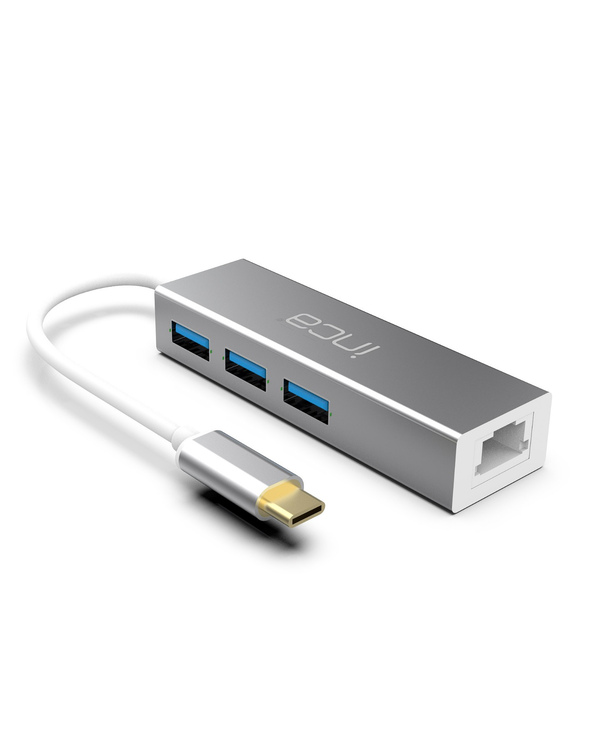 Inca ITPC-3T hub & concentrateur USB 3.2 Gen 1 (3.1 Gen 1) Type-A Aluminium