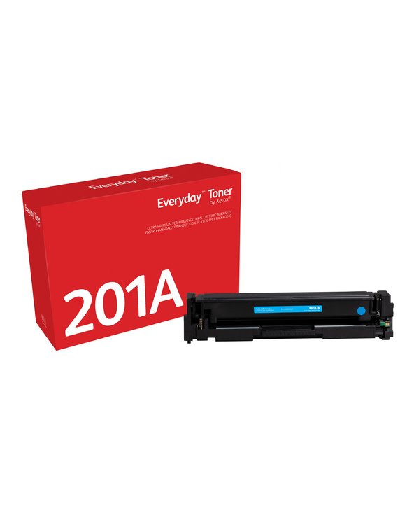 Everyday Toner Cyan  de Xerox compatible avec HP 201A (CF401A/ CRG-045C), Capacité standard