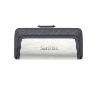 SanDisk Ultra Dual Drive USB Type-C lecteur USB flash 128 Go USB Type-A / USB Type-C 3.2 Gen 1 (3.1 Gen 1) Noir, Argent