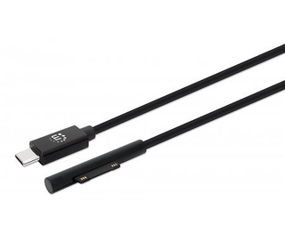 Manhattan 353632 câble USB 1,8 m USB C Surface Connect Noir