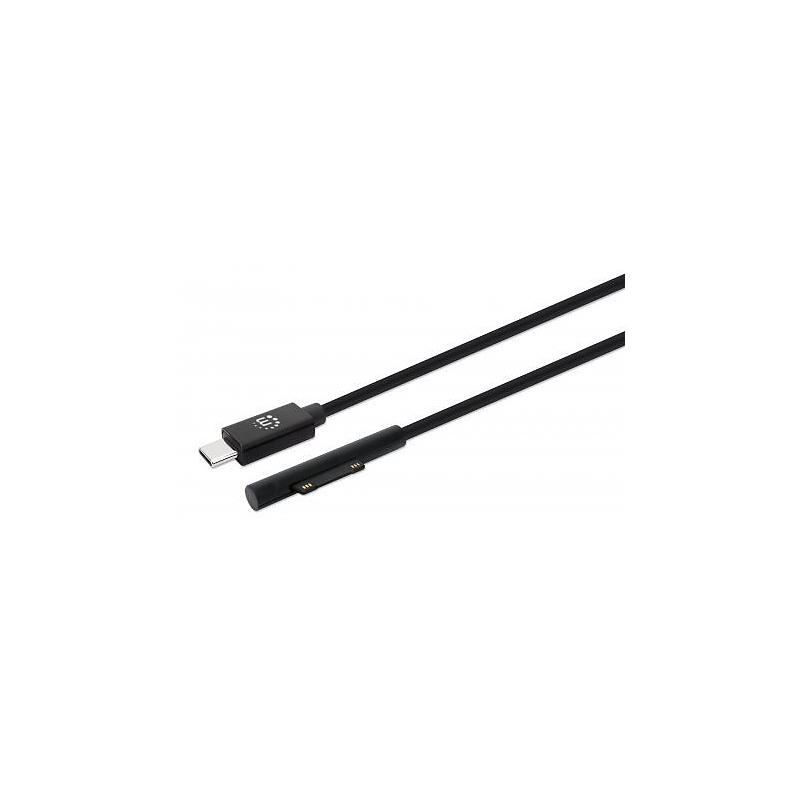 Manhattan 353632 câble USB 1,8 m USB C Surface Connect Noir