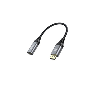 Equip 133445 câble vidéo et adaptateur 0,15 m DisplayPort HDMI Noir, Gris