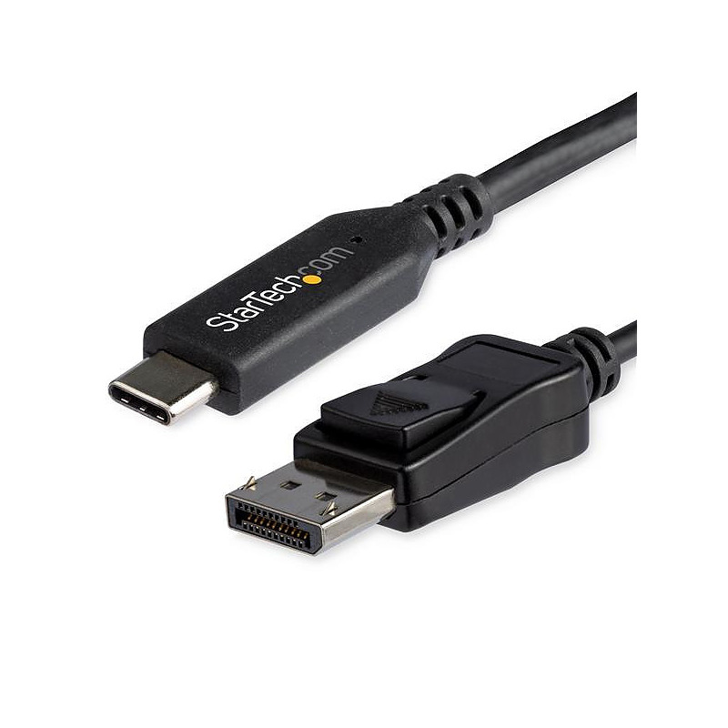 StarTech.com CDP2DP146B câble vidéo et adaptateur 1,8 m USB Type-C DisplayPort Noir
