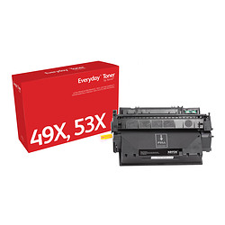 Everyday Toner Noir  de Xerox compatible avec HP 49X/53X (Q5949X/ Q7553X), Grande capacité