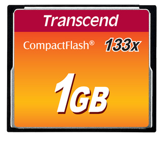 Transcend 1 GB CF 133x 1 Go CompactFlash MLC