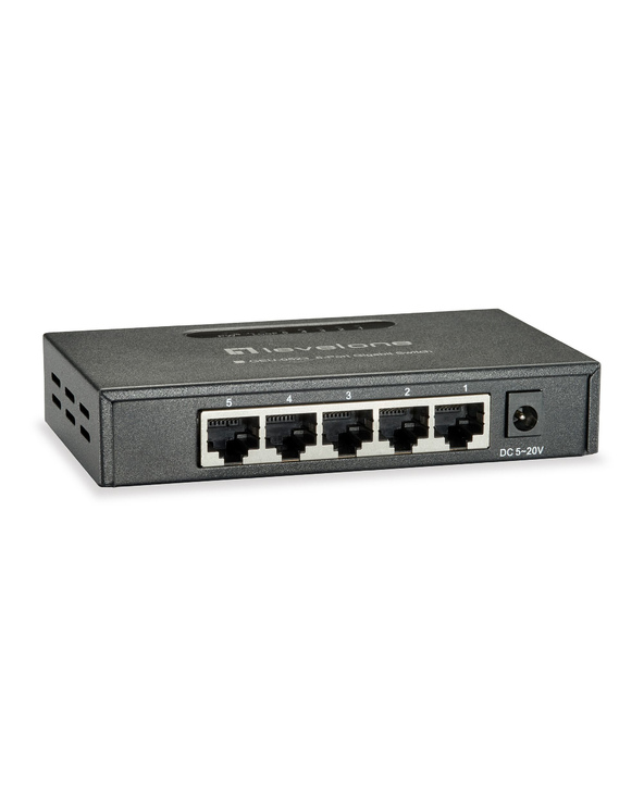 LevelOne GEU-0523 commutateur réseau Non-géré Gigabit Ethernet (10/100/1000) Noir