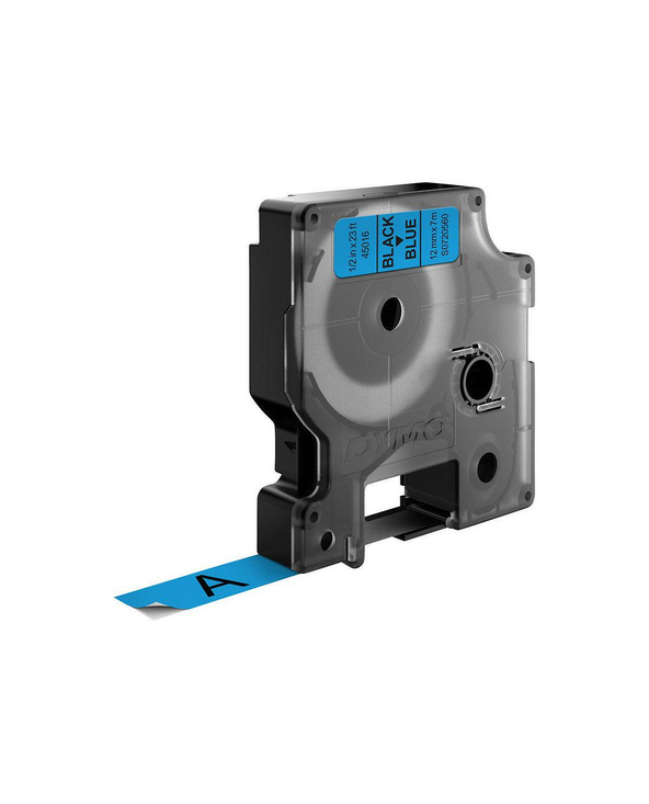 DYMO D1 - Standard Étiquettes - Noir sur bleu - 12mm x 7m