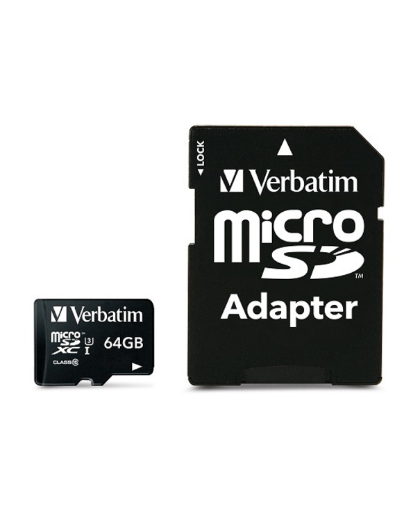 Verbatim Pro 64 Go MicroSDXC UHS Classe 10