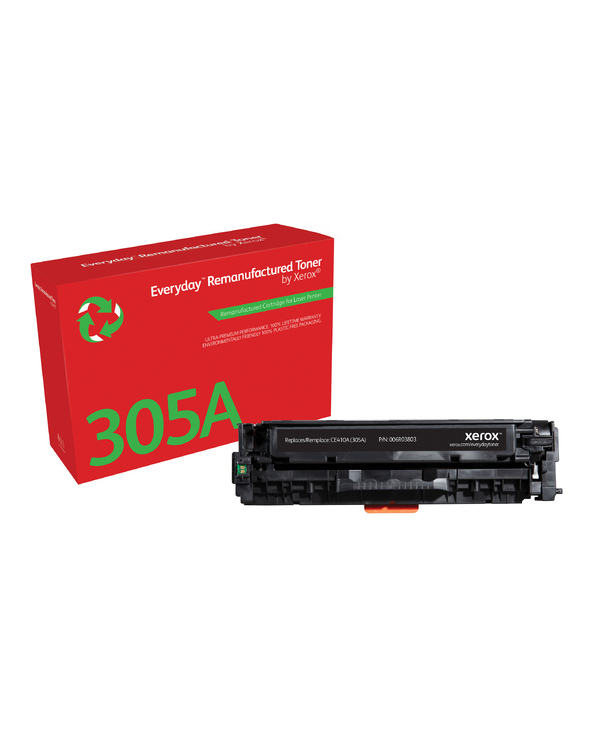 Everyday Toner Noir  de Xerox compatible avec HP 305A (CE410A), Capacité standard