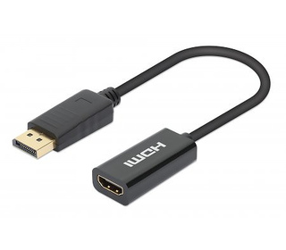 Manhattan 153713 changeur de genre de câble DisplayPort HDMI Noir