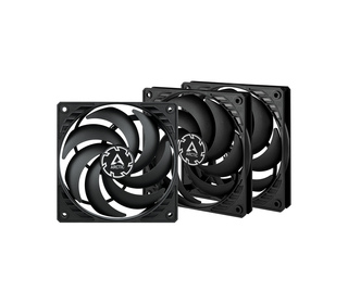ARCTIC P12 Slim PWM PST Boitier PC Ventilateur 12 cm Noir 3 pièce(s)