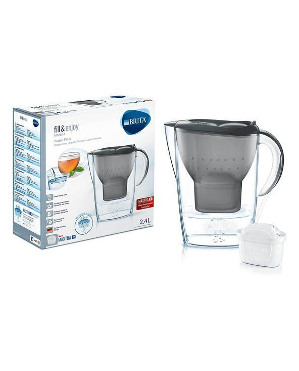 Brita 1024040 filtre à eau Filtre à eau pour carafe 2,4 L Noir, Transparent