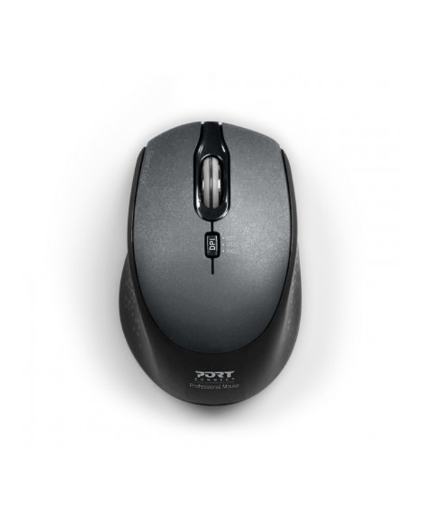 Port Designs 900713 souris Bureau Ambidextre RF Wireless + USB Type-C 1600 DPI