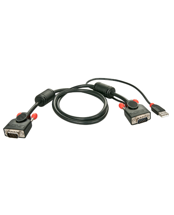 Lindy 33771 câble VGA 2 m VGA (D-Sub) Noir