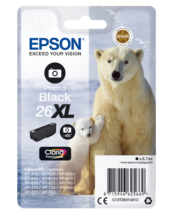 Epson Polar bear Cartouche "Ours Polaire" - Encre Claria Premium N Photo (XL)