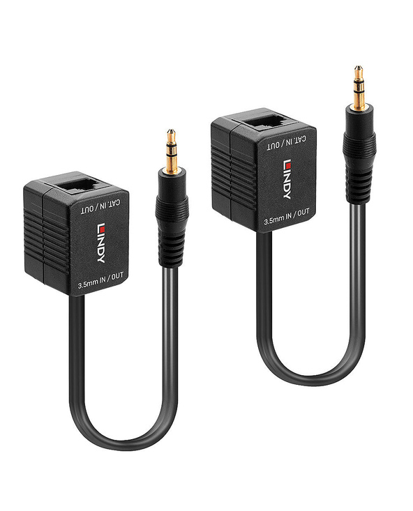 Lindy 70450 extension audio/video Émetteur et récepteur AV Noir
