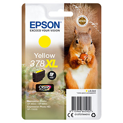 Epson Squirrel Singlepack Yellow 378XL Claria Photo HD Ink