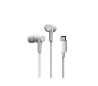 Belkin ROCKSTAR Écouteurs Avec fil Ecouteurs Appels/Musique USB Type-C Blanc