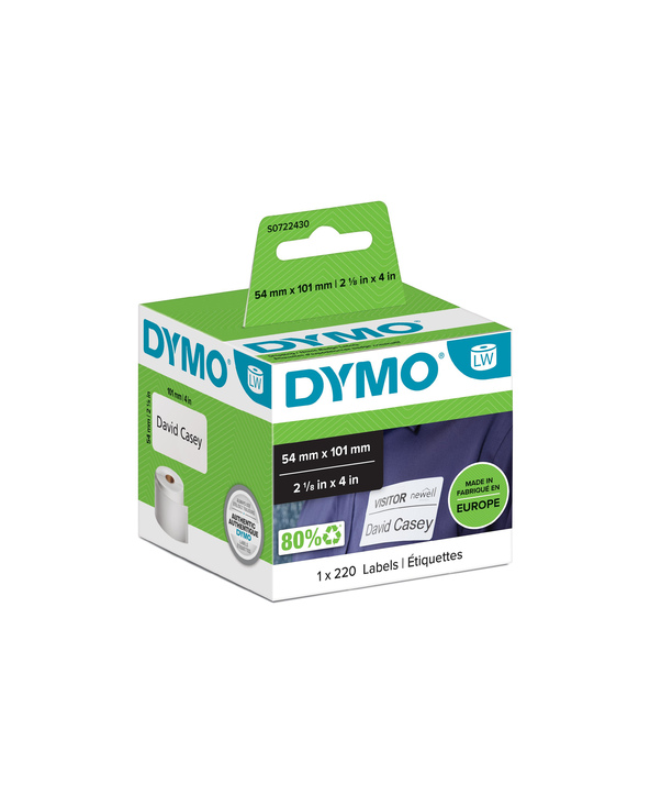 DYMO LW - Étiquettes d'expédition/de badge nominatif - 54 x 101 mm - S0722430