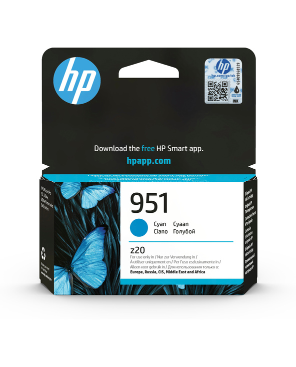 HP Cartouche authentique d'encre cyan 951